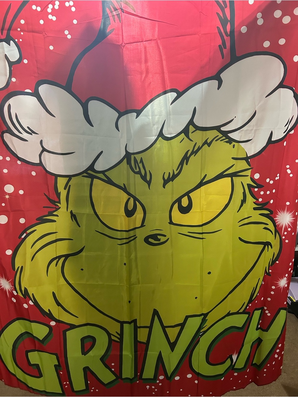 Grinch Shower Curtain 72x72